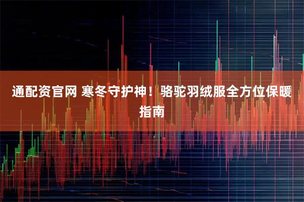 通配资官网 寒冬守护神！骆驼羽绒服全方位保暖指南