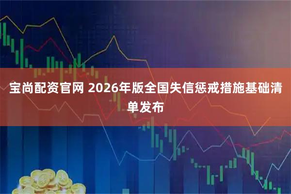 宝尚配资官网 2026年版全国失信惩戒措施基础清单发布